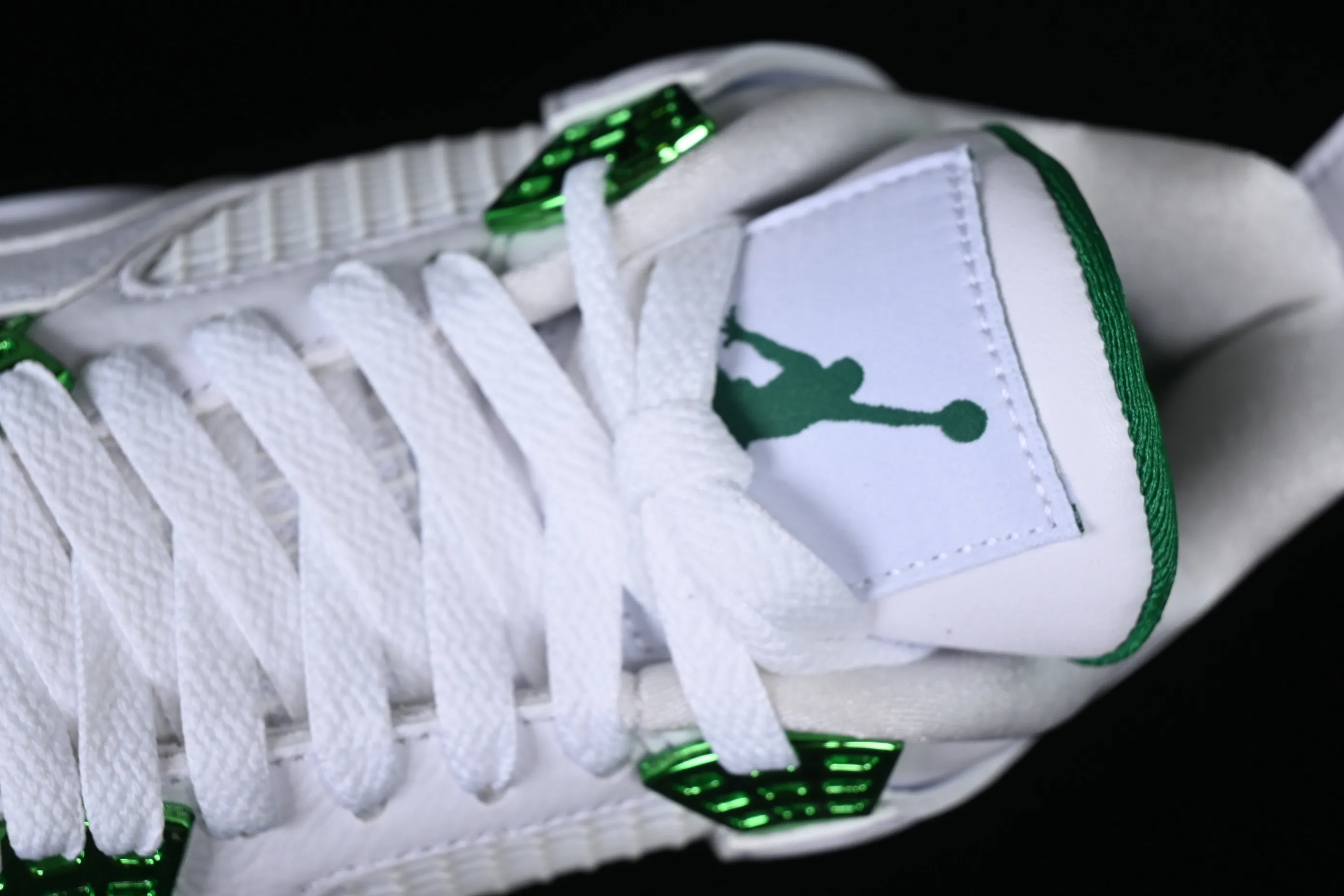 All categories Air Jordan Jordan series basketball shoes Air Jordan 4 GX foreign trade version Air Jordan 4 "Pine Green" AJ4 Joe 4 white and green first layer genuine standard CT8527-113